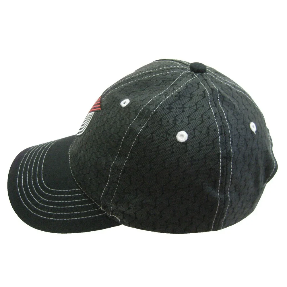 New Portland Trail Blazers Logo Men's Black Basketball Cap Hat (Adult Snapback)
